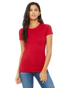 Bella B6004 - Ring Spun T-shirt for Women Rojo