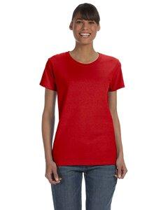 Gildan 5000L - Missy Fit T-shirt for Women Rojo