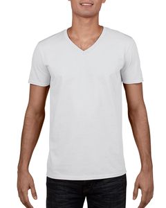 Gildan 64V00 - V-Neck T-shirt Blanco