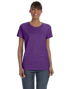 Gildan 5000L - Missy Fit T-shirt for Women Púrpura