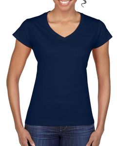 Gildan 64V00L - Junior Fit V-Neck T-shirt for Women Marina