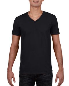 Gildan 64V00 - V-Neck T-shirt Negro