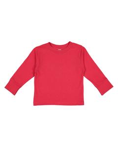 Rabbit Skins 3311 - Toddler 5.5 oz. Jersey Long-Sleeve T-Shirt Rojo