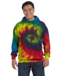 Tie-Dye CD877 - 8.5 oz. Tie-Dyed Pullover Hood Reactive Rainbow