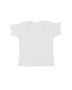 Rabbit Skins R3400 - Infant 5 oz. Baby Rib Lap Shoulder T-Shirt Blanco