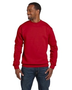 Gildan 92000 - Premium cotton ring spun fleece crewneck sweatshirt Rojo