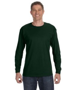 Jerzees 29L - 5.6 oz., 50/50 Heavyweight Blend™ Long-Sleeve T-Shirt  Verde Oscuro