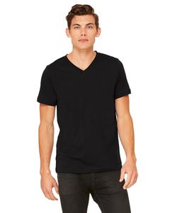 Bella+Canvas 3005 - Unisex Jersey Short-Sleeve V-Neck T-Shirt Negro