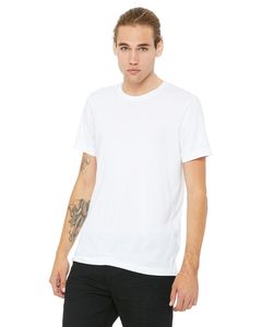 Bella+Canvas 3650 - Unisex Poly-Cotton Short-Sleeve T-Shirt Blanco