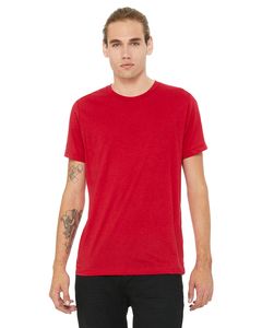 Bella+Canvas 3650 - Unisex Poly-Cotton Short-Sleeve T-Shirt Rojo