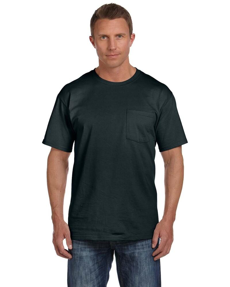 Fruit of the Loom 3931P - 5 oz., 100% Cotton HD Pocket TEE