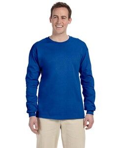 Fruit of the Loom 4930 - 5 oz., 100% Heavy Cotton HD® Long-Sleeve T-Shirt Real Azul