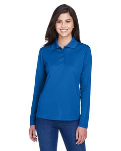 Ash City Core 365 78192 - Pinnacle Core 365™ Ladies' Performance Long Sleeve Pique Polos True Royal