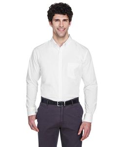Ash City Core 365 88193 - Operate Core 365™ Men's Long Sleeve Twill Shirts Blanco