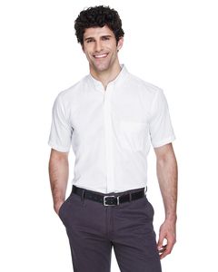 Ash City Core 365 88194 - Optimum Core 365™ Men's Short Sleeve Twill Shirts Blanco
