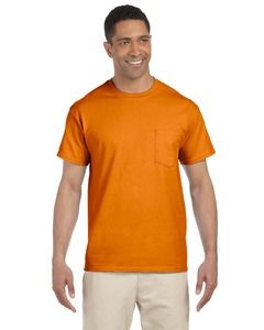 Gildan G230 - Ultra Cotton® 6 oz. Pocket T-Shirt (2300) Seguridad de Orange