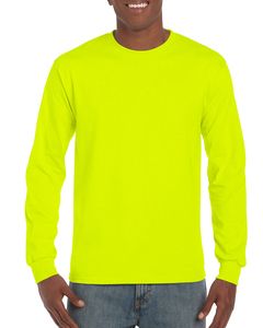 Gildan G240 - Ultra Cotton® 6 oz. Long-Sleeve T-Shirt (2400) Seguridad Verde