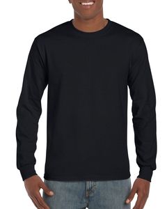 Gildan G240 - Ultra Cotton® 6 oz. Long-Sleeve T-Shirt (2400) Negro