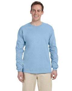 Gildan G240 - Ultra Cotton® 6 oz. Long-Sleeve T-Shirt (2400) Azul Cielo