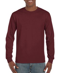 Gildan G240 - Ultra Cotton® 6 oz. Long-Sleeve T-Shirt (2400) Granate