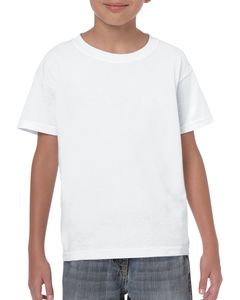Gildan G500B - Heavy Cotton™ Youth 5.3 oz. T-Shirt (5000B) Blanco
