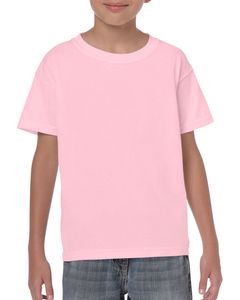 Gildan G500B - Heavy Cotton™ Youth 5.3 oz. T-Shirt (5000B) Luz de color rosa