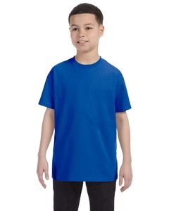 Gildan G500B - Heavy Cotton™ Youth 5.3 oz. T-Shirt (5000B) Real Azul