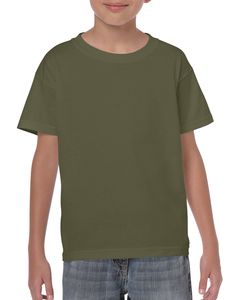 Gildan G500B - Heavy Cotton™ Youth 5.3 oz. T-Shirt (5000B) Verde Militar