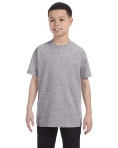 Gildan G500B - Heavy Cotton™ Youth 5.3 oz. T-Shirt (5000B) Deporte Gris