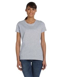 Fruit of the Loom L3930R - Ladies 5 oz., 100% Heavy Cotton HD® T-Shirt Athletic Heather