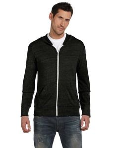 Alternative AA1970 - Men's Eco Long-Sleeve Zip Hoodie Eco Black