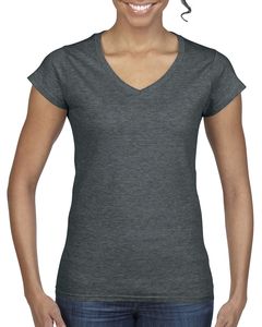 Gildan 64V00L - Junior Fit V-Neck T-shirt for Women