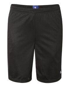 Champion S162 - Long Mesh Shorts with Pockets Negro