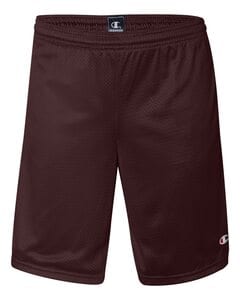 Champion S162 - Long Mesh Shorts with Pockets Granate