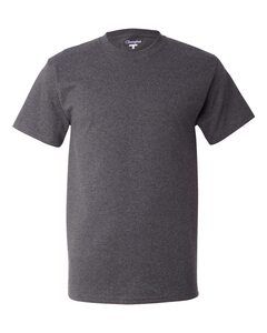 Champion T425 - Short Sleeve Tagless T-Shirt Carbón de leña Heather