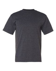 Bayside 1701 - USA-Made 50/50 Short Sleeve T-Shirt Carbón de leña Heather