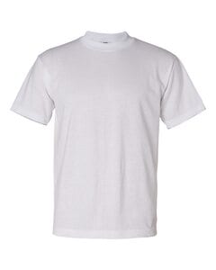 Bayside 1701 - USA-Made 50/50 Short Sleeve T-Shirt Blanco