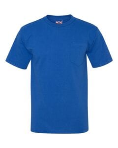 Bayside 3015 - Union-Made Short Sleeve T-Shirt with a Pocket Azul royal