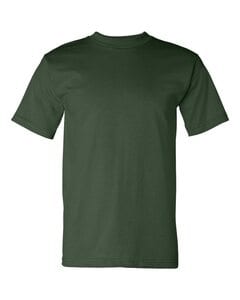 Bayside 5100 - USA-Made Short Sleeve T-Shirt Verde Oscuro