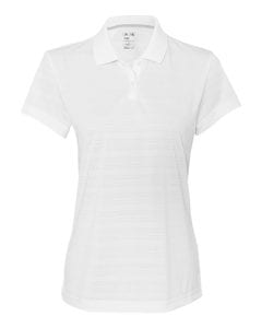 adidas A162 - Golf Ladies ClimaLite® Textured Short Sleeve Polo