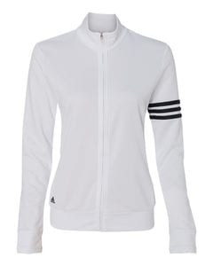 adidas A191 - Ladies ClimaLite® 3-Stripes French Terry Full-Zip Jacket
