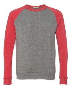 Alternative 32022 - The Champ Unisex Colorblocked Eco-Fleece Crewneck Sweatshirt