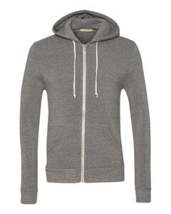 Alternative 9590 - Rocky Eco-Fleece Hooded Full-Zip Sweatshirt Eco Grey