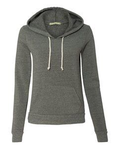 Alternative 9596 - Ladies' Eco-Fleece Athletics Hooded Pullover Eco Grey