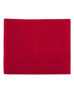 Carmel Towel Company C1518 - Velour Hemmed Towel Rojo