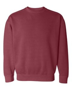 Comfort Colors 1566 - Buzo de prenda teñida de cuello redondo Crimson