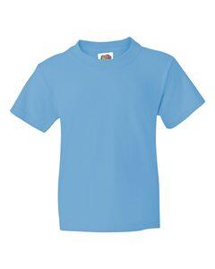 Fruit of the Loom 3930BR - Youth Heavy Cotton HD™ T-Shirt Aquatic Blue