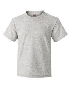 Fruit of the Loom 3930BR - Youth Heavy Cotton HD™ T-Shirt Gris mezcla