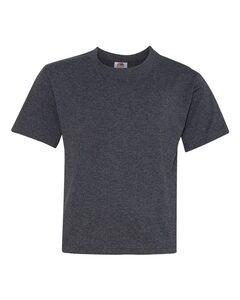 Fruit of the Loom 3930BR - Youth Heavy Cotton HD™ T-Shirt Black Heather