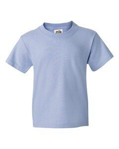 Fruit of the Loom 3930BR - Youth Heavy Cotton HD™ T-Shirt Azul Cielo
